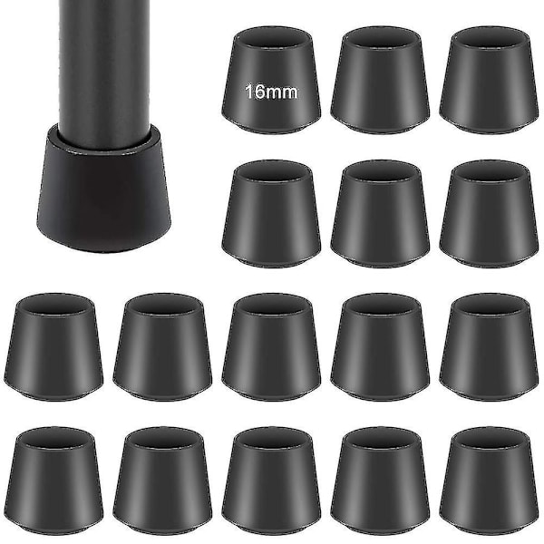 Stolbeinkapper for stoleben, 32 gummistolkapper, filtklosser, stolbeinsbeskyttelse, stolkapper, silikonstolbeinkapper, stolbestrømper, bord og stoler fu