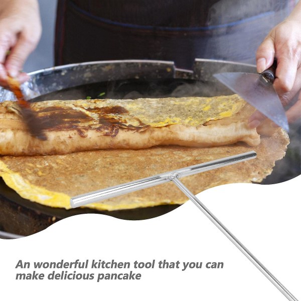 Bänksats pannkaksspridare verktyg Crepe Maker Stick Crepe Spridningsverktyg Crepe Pan Maker