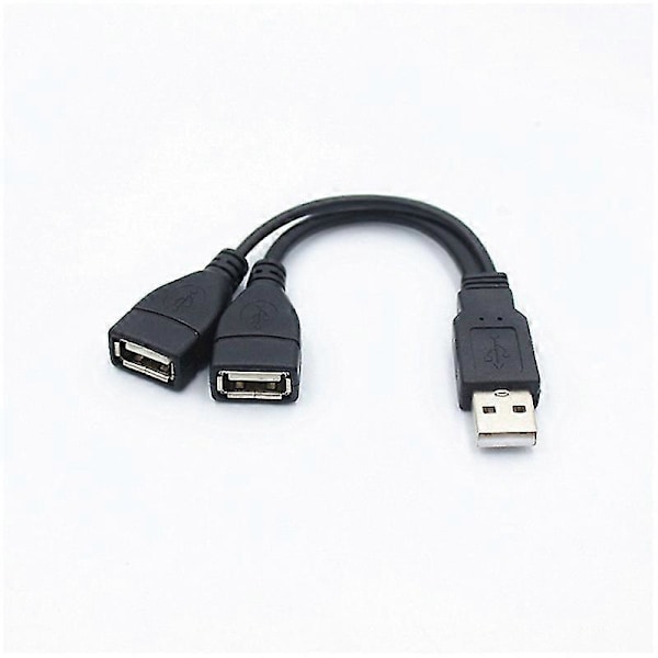 Ryra 1st USB 3.0 A 1 Hane Till 2 Dubbla USB Hona Data Hub Strömadapter Y Splitter