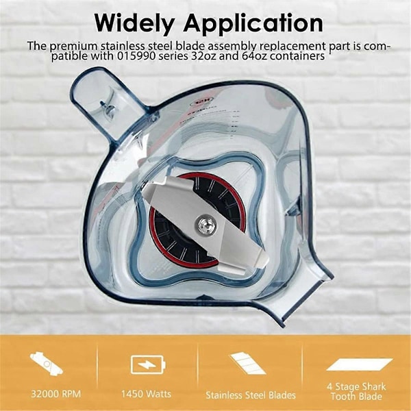 Blenderblad Del för Vitamix 15990 Blenderbladsenhet