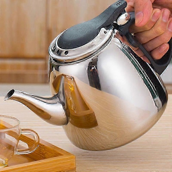1,2 l Induktionskomfur Tekande Rustfrit Stål Vand Flad Bund Kaffe