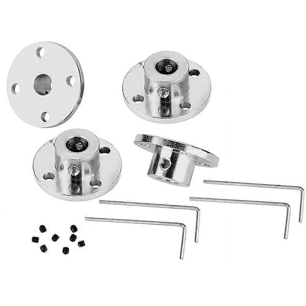 8 mm Flangekobling Konnektor Stiv Guide Stål Model Kobling Tilbehør Aksel Akse Fittings til RC Model Motorer (4 stk)