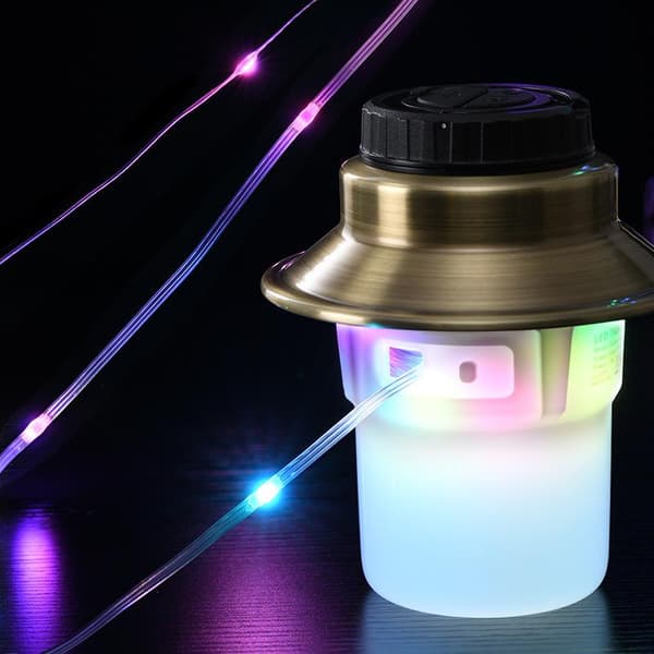 Outdoor camping light, string lights, mood lighting for patio or camping, rechargeable LED lighting, waterproof portable lighting