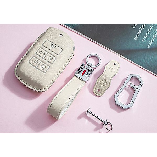 Nøkkelring Range Rover 5/4 Jaguar xel Bilnøkkelveske - Rosa, 1 stk