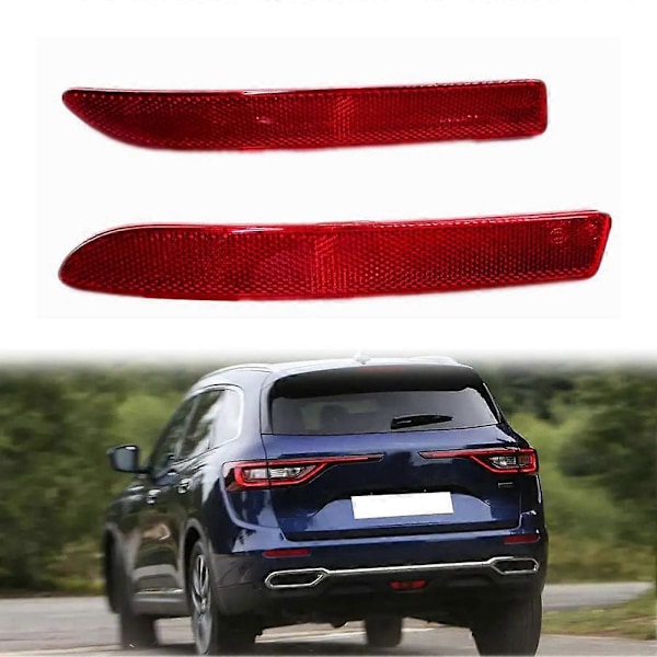 1 par Bil Bakre Stötfångare Dimljus Parkerings Varningsreflektor Bakljus Bromslampa för Koleos II MK2 2