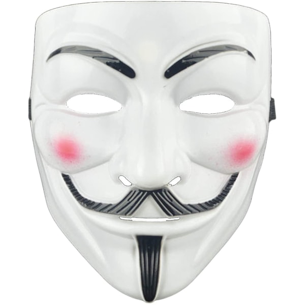 3-pack V för Vendetta-mask för vuxna/barn, anonym mask