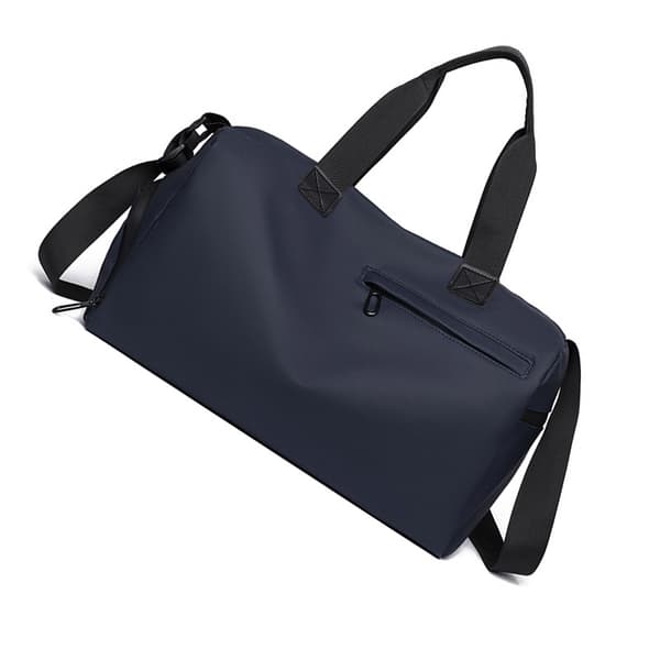 Travel Backpack with Shoe Compartment Blue