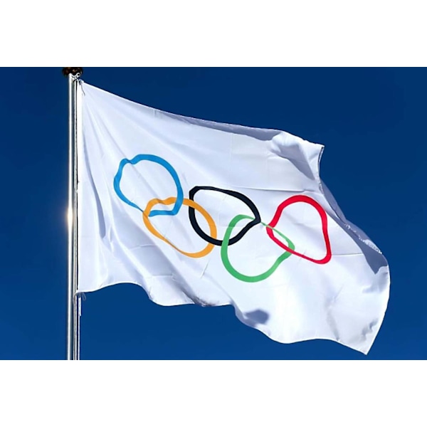 Olympialaiset Lippu Olympialaiset Piha Liput Olympiarenkaat Sisä- Ja Ulkoliput Ja Bannerit 3x5 Jalkaa_Newway