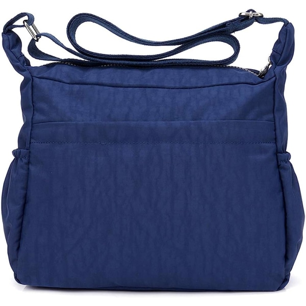 Crossbody-väska för kvinnor Nylon vattentät axelväska Messenger-väska Lättviktsfickor