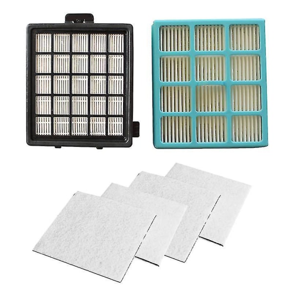 2 stk Hepa filter & 4 stk motor bomuldsfilter til Fc8134 Fc8135 Fc8136 Fc8142 Fc8146 Fc8148 Fc8140 Fc