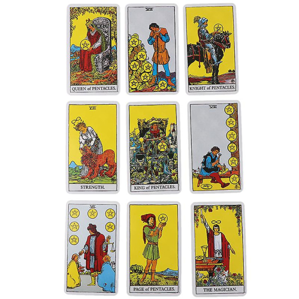 1 æske Magical Rider Tarot Cards Deck Edition Mysterious Tarot Board Game 78 Card