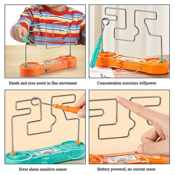 Nerve Buzz Game Wire Skill Labyrint Stabil hånd Kid Pædagogisk legetøj YIY9.27 SMCS.9.27