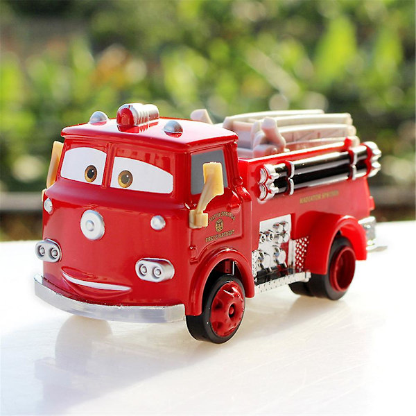 Disney Pixar Cars Firetruck Diecast Model Car Vehicle Toys Kids Creative Gifts