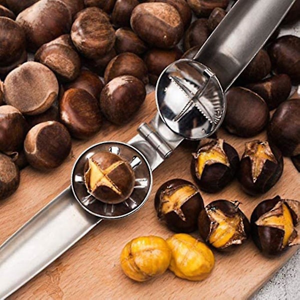 Multifunktionel Crack Almond Walnut Chestnut Køkken Nøddeknækker Skal Klip Værktøj TA