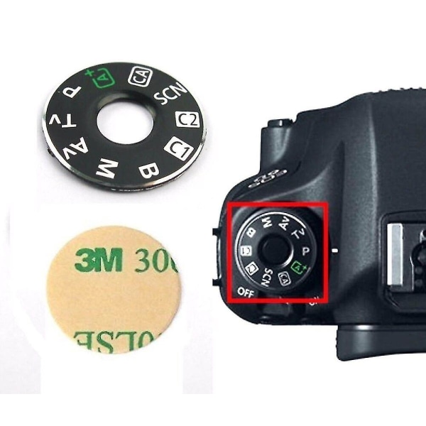 Canon Eos 6d -kameran toimintovalitsin tilalevyn cap painikkeen korjaussarja