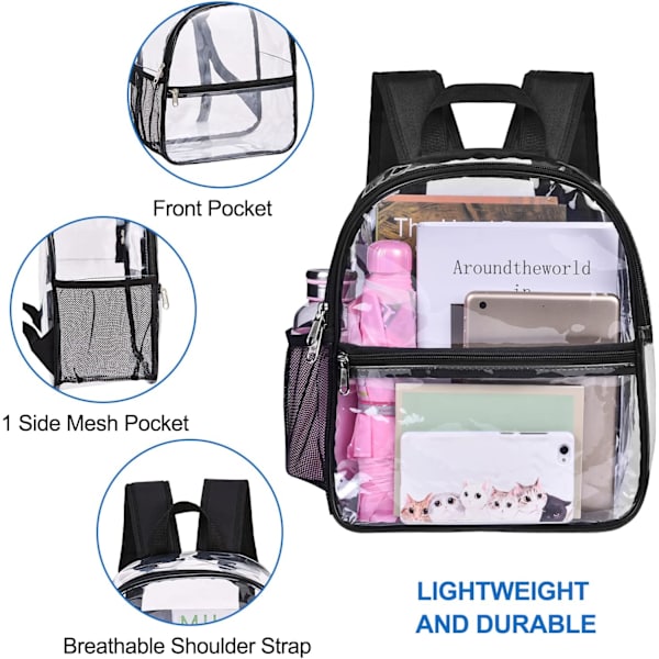 PVC ryggsäck utomhus vattentät transparent ryggsäck