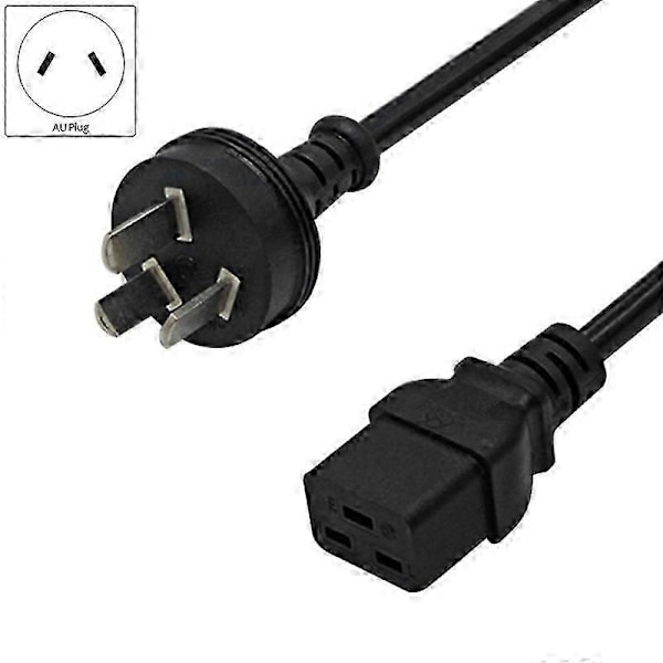 AU Till C19 AU Australien Saa Hane Till Iec320 C19 Hona AC 3 Stifts Strömförlängningskabel Sladd För Pdu Up