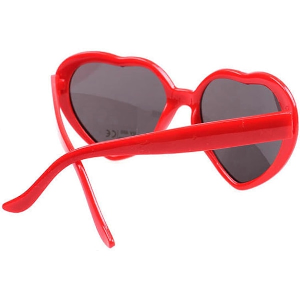 Dammode Superstora Hjärtformade Retro Solglasögon Söta Glasögon$ Mode Persikohjärta Solglasögon Solglasögon$ Dam Kärlek Solglasögon