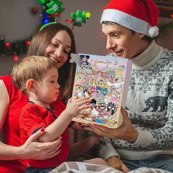 Julekalender Ny Sanli Beating KT Kat Nedtællingskalender Sanlio Blind Box