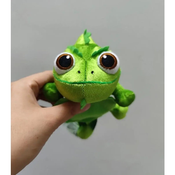 15cm Pascal Rapunzel Kamelæon Plyslegetøj Blødt Fyldt Dyr Plushie Dukke Pascal Rapunzel Skulder Dekoration Børnefødselsdagsgaver