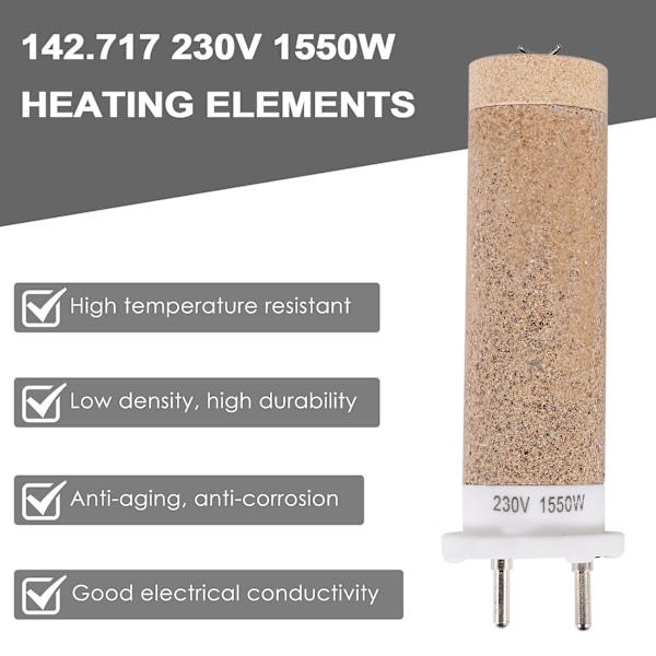 Nye 142.717 230V 1550W Keramiske Varmeelementer for TRIAC ST/TRIAC AT Varmepistol