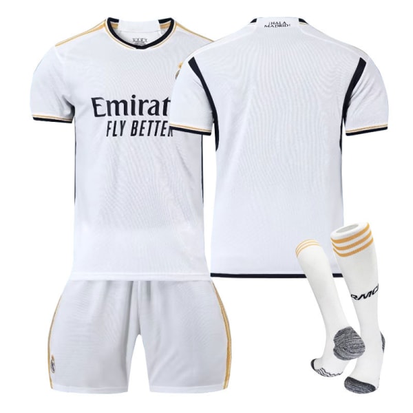 2324 Real Madrid hemmaträningsdräkt tröja sportuniform fotboll för män och kvinnor No number 2XL