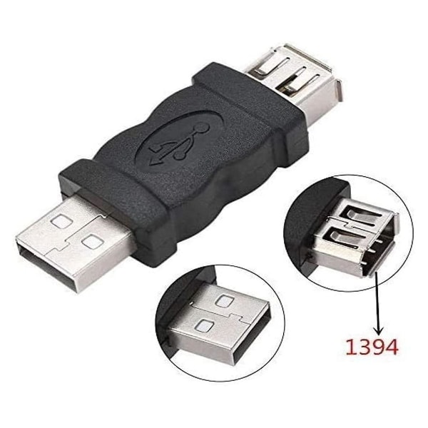 FireWire 400 1394 -sovitin USB2.0 AM - 1394 6P naarassovitin