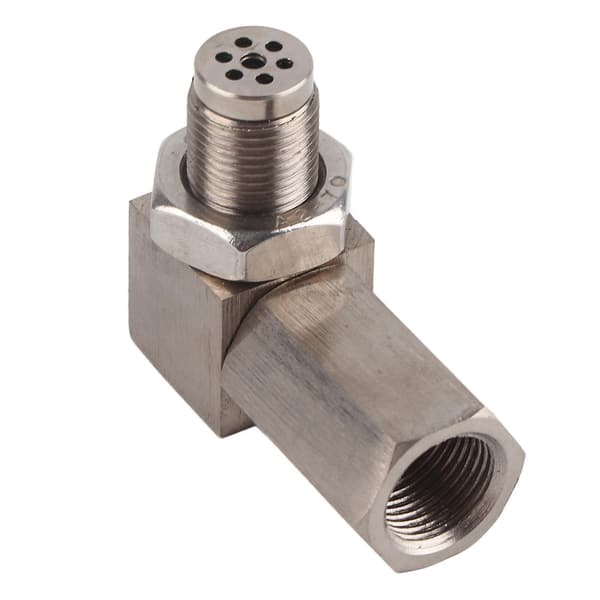Bil Oxygen Sensor Spacer 90 Grader CEL Bung Fix til Check Engine Light M18X1.5 Katalysator