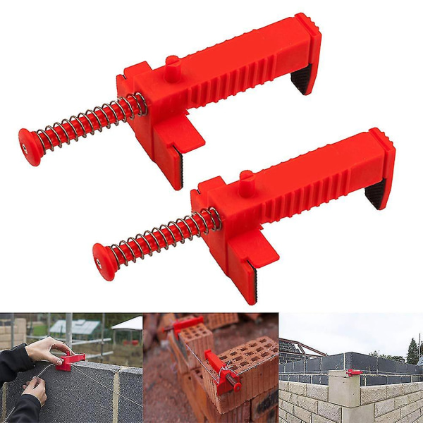 Murstein kabeltrekker konstruksjon murstein linje tegning måleverktøy guide verktøy (par rød)