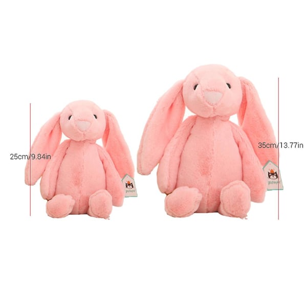 Baby Bunny Rabbit Plys legetøj Blødt udstoppet dyrelegetøj Børnegave til børn