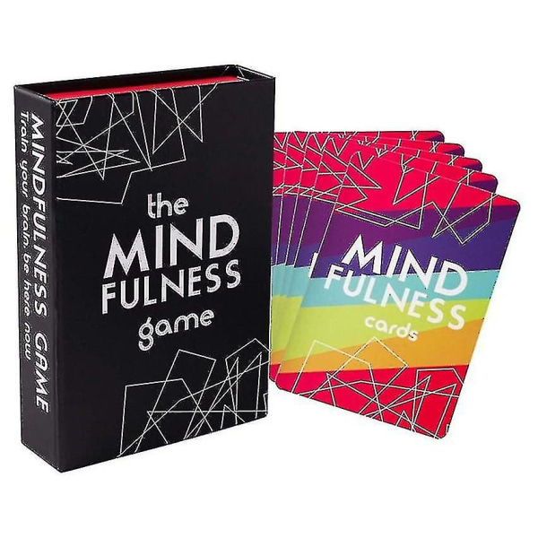 Mindfulness Therapy Games The Mindfulness Game Sosiale ferdigheter Barn Tenåringer og voksne 40 kort for å spille kortspill brettspill