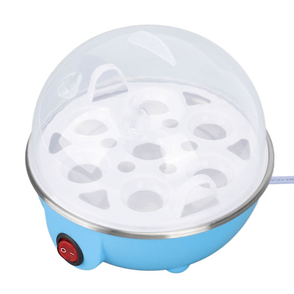 Kylling Egg Cooker Lag Opptil 7 Store Kokte Egg Anti Dry Burning Automatisk Slå Av Egg Poacher Med Varmeplate EU Plugg 110V Blå