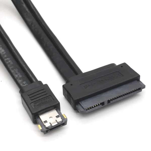 2 i 1 Esata + USB datakabel til 22p Sata harddiskadapter til 2,5 '' HDD