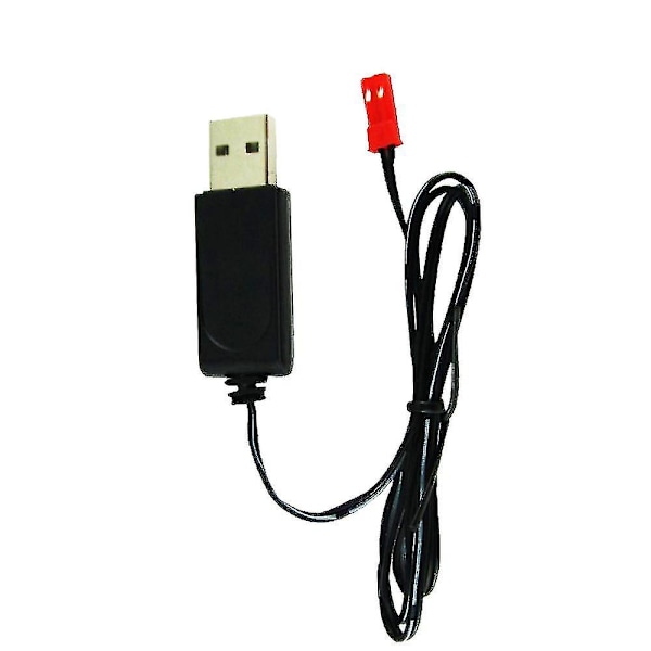 Usb-laddningskabel för 3,7v batteri - Jst-hanehuvud med skyddsladdare