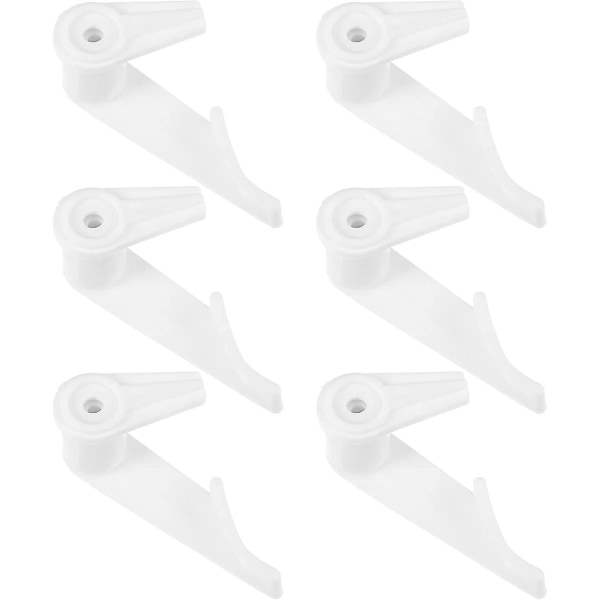 Taklampor Fästklämmor Robust takljusspänne Led-ljusspännen för fast användning av takljuskrona och lampskärmslampor (20st, vit)