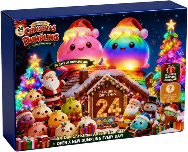 2026 Joulukoristeet Squishies Dumpling Joulukalenteri