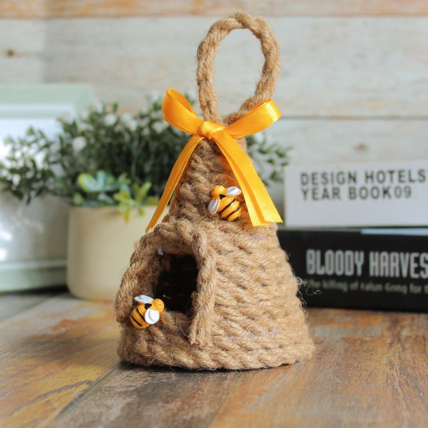 Feather Bee Festival Sunflower Ornament-Conical Honeycomb (10*10*18cm)