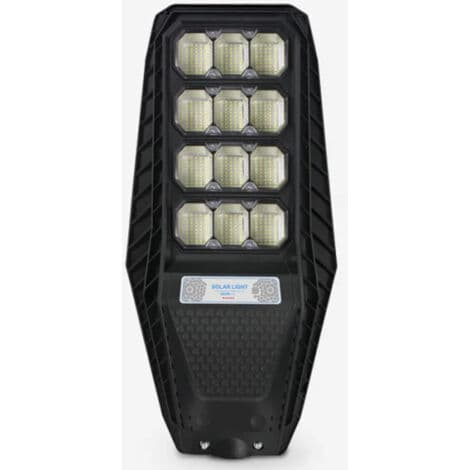 200 Watts LED Solar Street Light PIR Sensor Remote Control Support