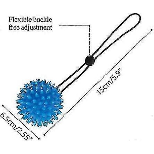2 st Handtränare Fingertänare, Knådningsboll för Handterapi, Anti-stressboll Massageboll
