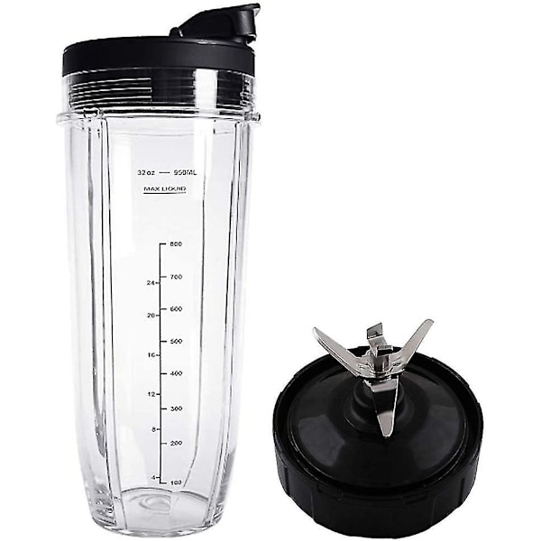 32 Oz Kopp og 7-bladet kniv for Nutri Ninja