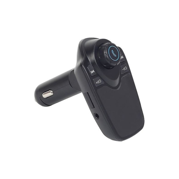 Trådlös Bluetooth 5.0 Bil Fm-sändare Musik Mp3-spelare Dubbel USB laddaradapter Handsfree Bilsatser Support U Disk Tf-kort Aux-ingång