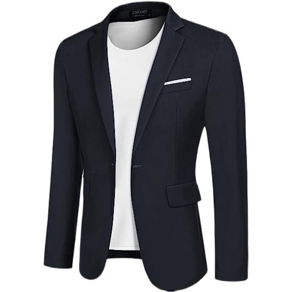 Mænds Regular Fit Athleisure Blazer Casual Suit M