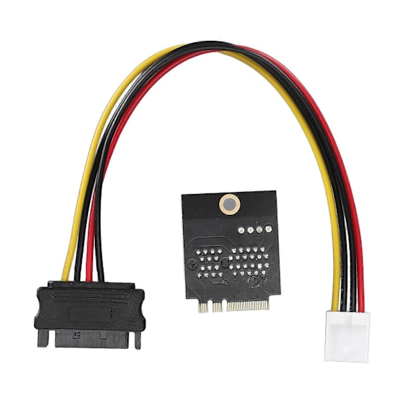 M.2 NGFF Key A A+E E till PCIE 1X Adapter 4pin 5V 12V Strömförsörjning Hög Tillförlitlighet NGFF A E till PCIE Express X1 Adapter för Linux