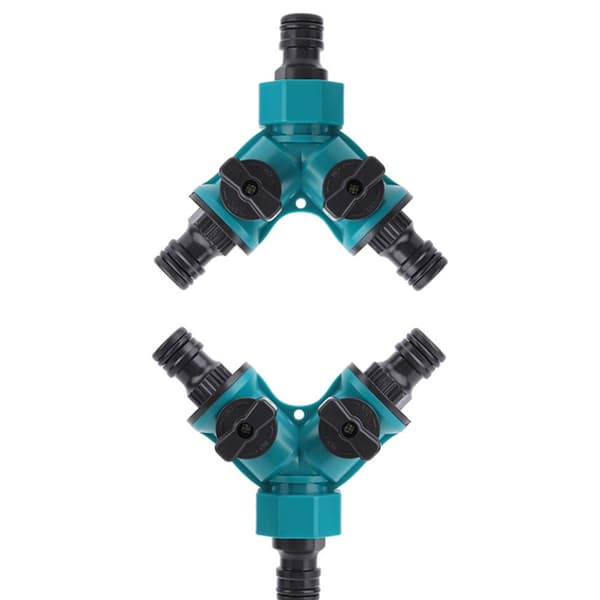 Premium Slange Y-kobling - 2-vejs Vandhaneadapter Ventilforbindelse