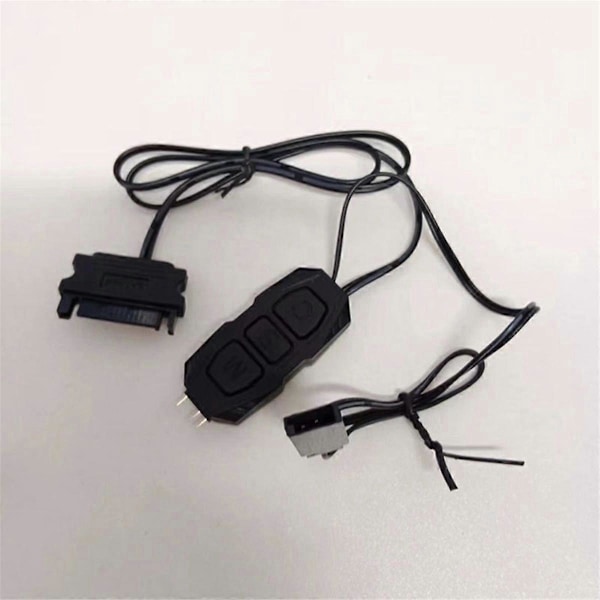 ARGB Controller Kabel 5V 3 Pin RGB Controller SATA Strømforsyning Lysstrips Controller Kabel til PC