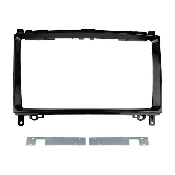 Bilradio Fascia för A-klass W169 2004-2012 Instrumentbräda Kit Install Facia Panel Konsol Bezel Adapterplatta