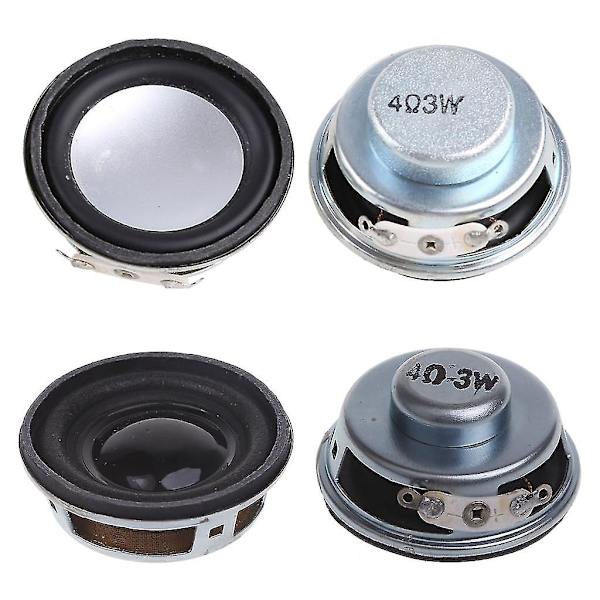2 stycken/förpackning Högtalare Mini Horn Notebook Högtalare 4 Ohm 3w Högtalare