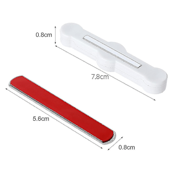 Pakke med 22 magneter til fluenet, selvklæbende magnetstrimler, permanente magneter til fluenet til hjemmet -N2679