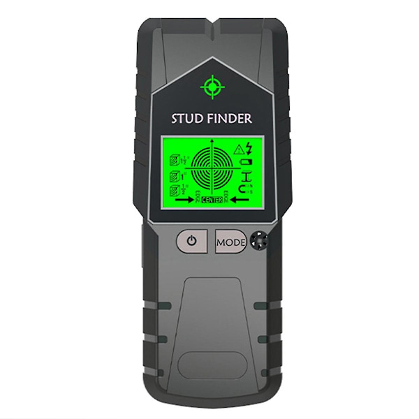 Stud Finder Væg Scanner 6 i 1 Stud Detektor, Fysisk Søm Findende Væg Detektor til Træ Metal og AC Ledning Sort