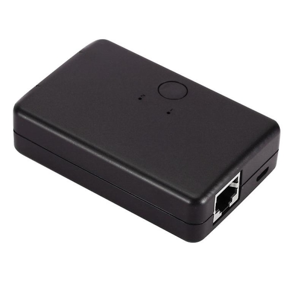 Mini 2 Port Rj45 Lan Hub Nätverksswitch Box Dator Ethernet Internet Adapter Rj45 Splitter Switch